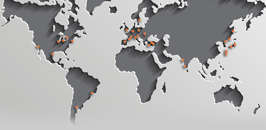 Global Network map
