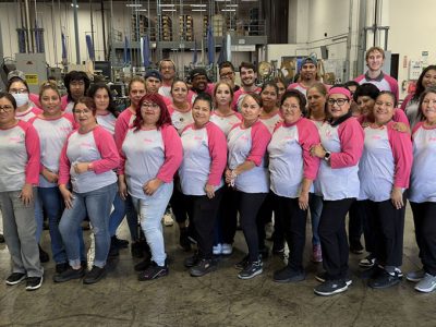 Nylok employees group photo